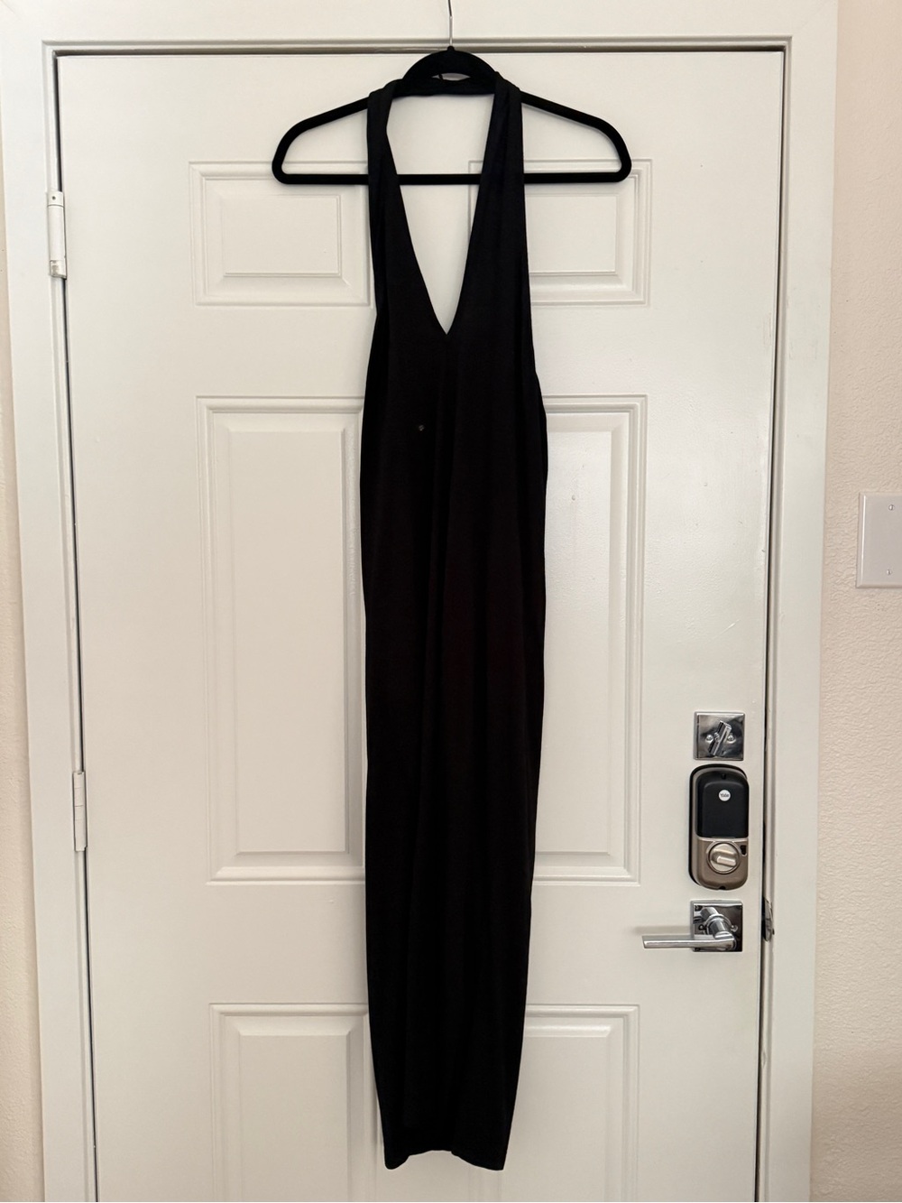 Michael Stars Black Halter Midi Dress
